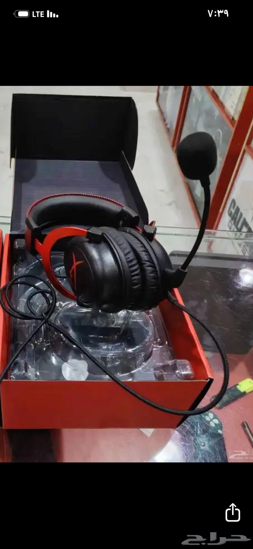 متوفر سماعة هايبر اكس كلاود 2 جديدة مستخدمه فقط 3مرات64585943068674110