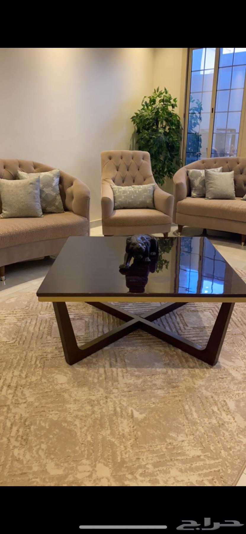 اثاث شبه جديد كنب للبيع طاوله للبيع64584475668226110