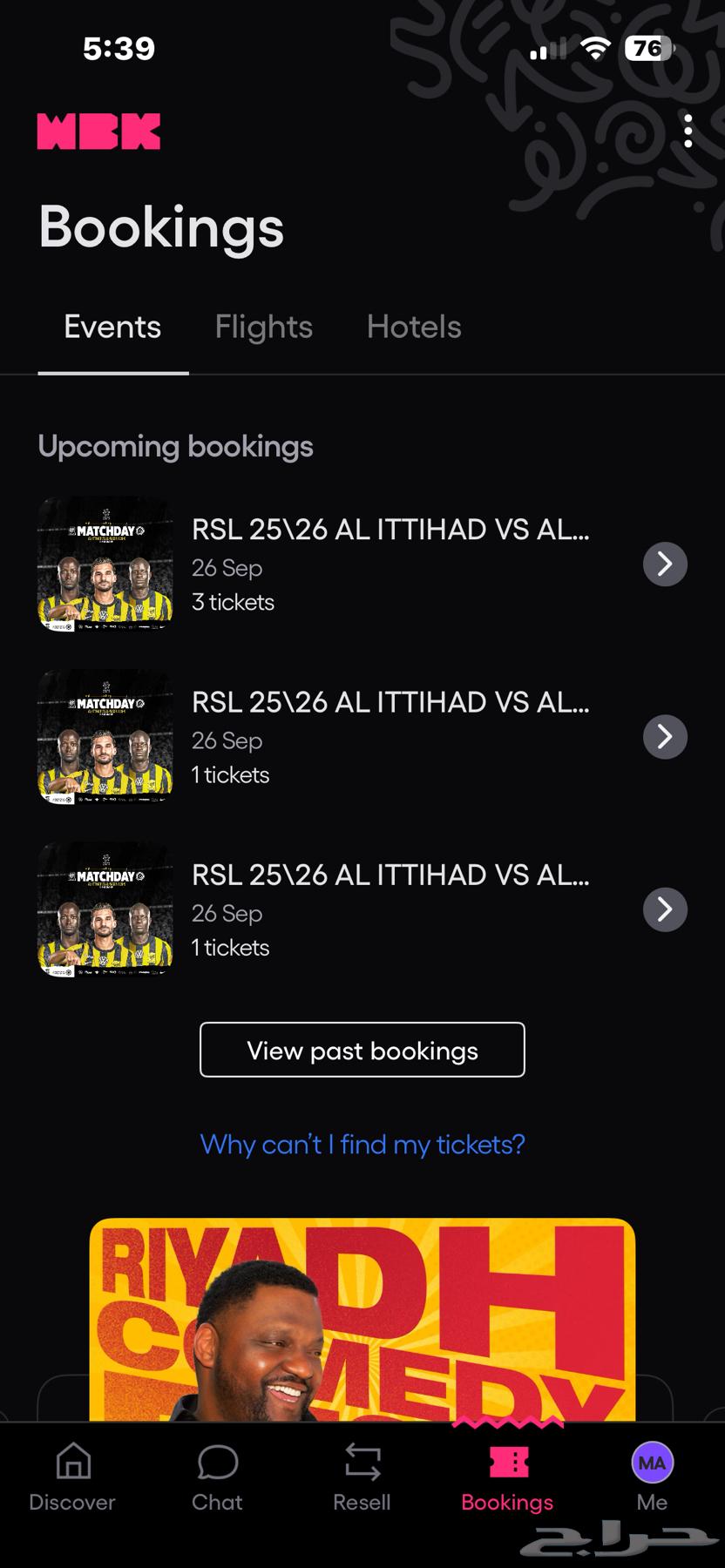 Al-Ettifaq and Al-Nasr tickets64584743709697110