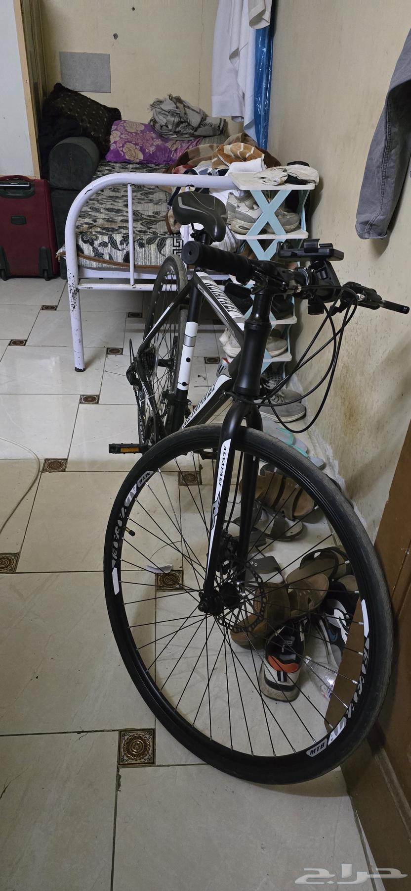 دراجه هجين سودا لون جذاب مع حامل جوال هديه64581552876161111