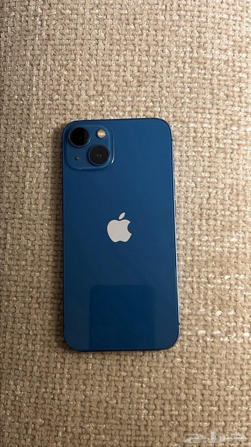 ايفون 13 عادي اللون ازرق خدشات خفيفه شحن البطاريه10064588161194883110