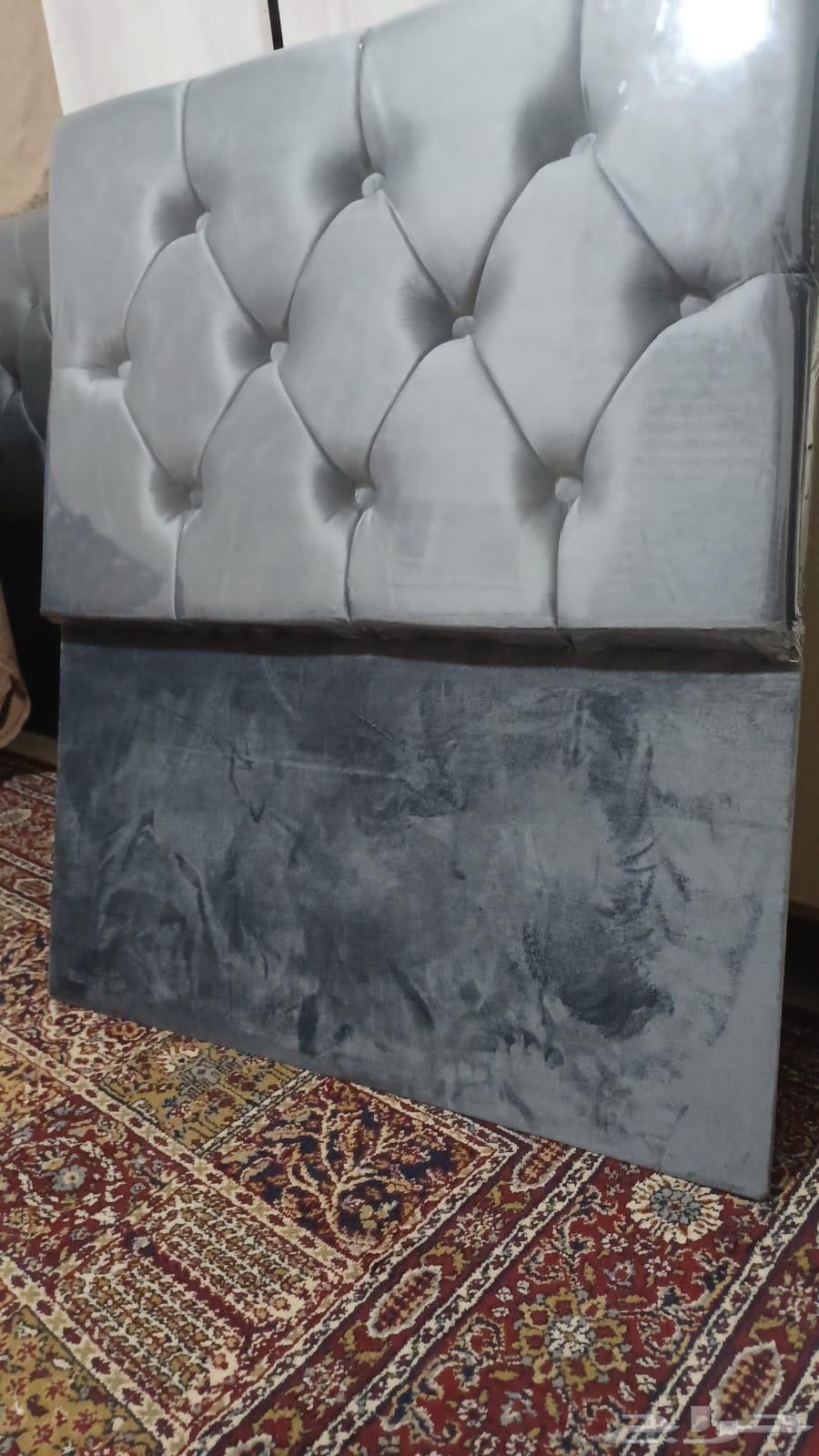 خلفية سرير جديده لم تستخدم لون رصاصي64587640083587110