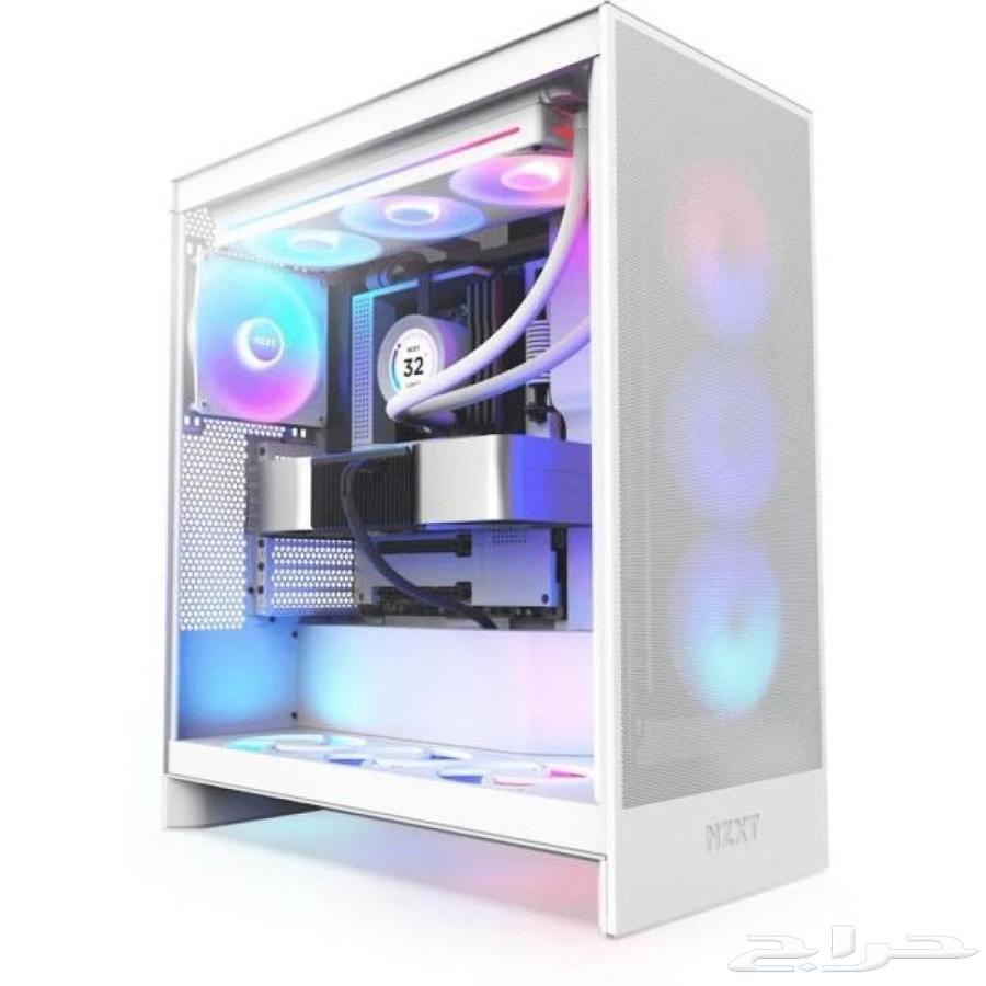 NZXT H7 Flow RGB PC Case Fast64591262306306110