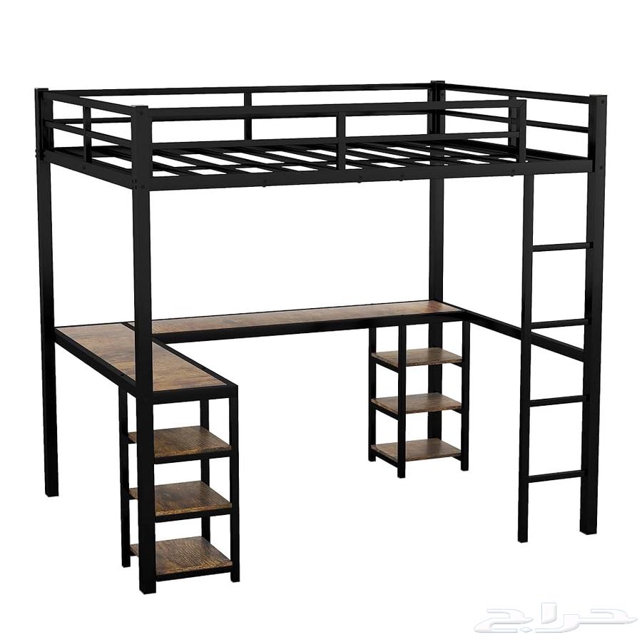 For sale: almost new children's loft bed with table, shelves, and drawer64591478416771114