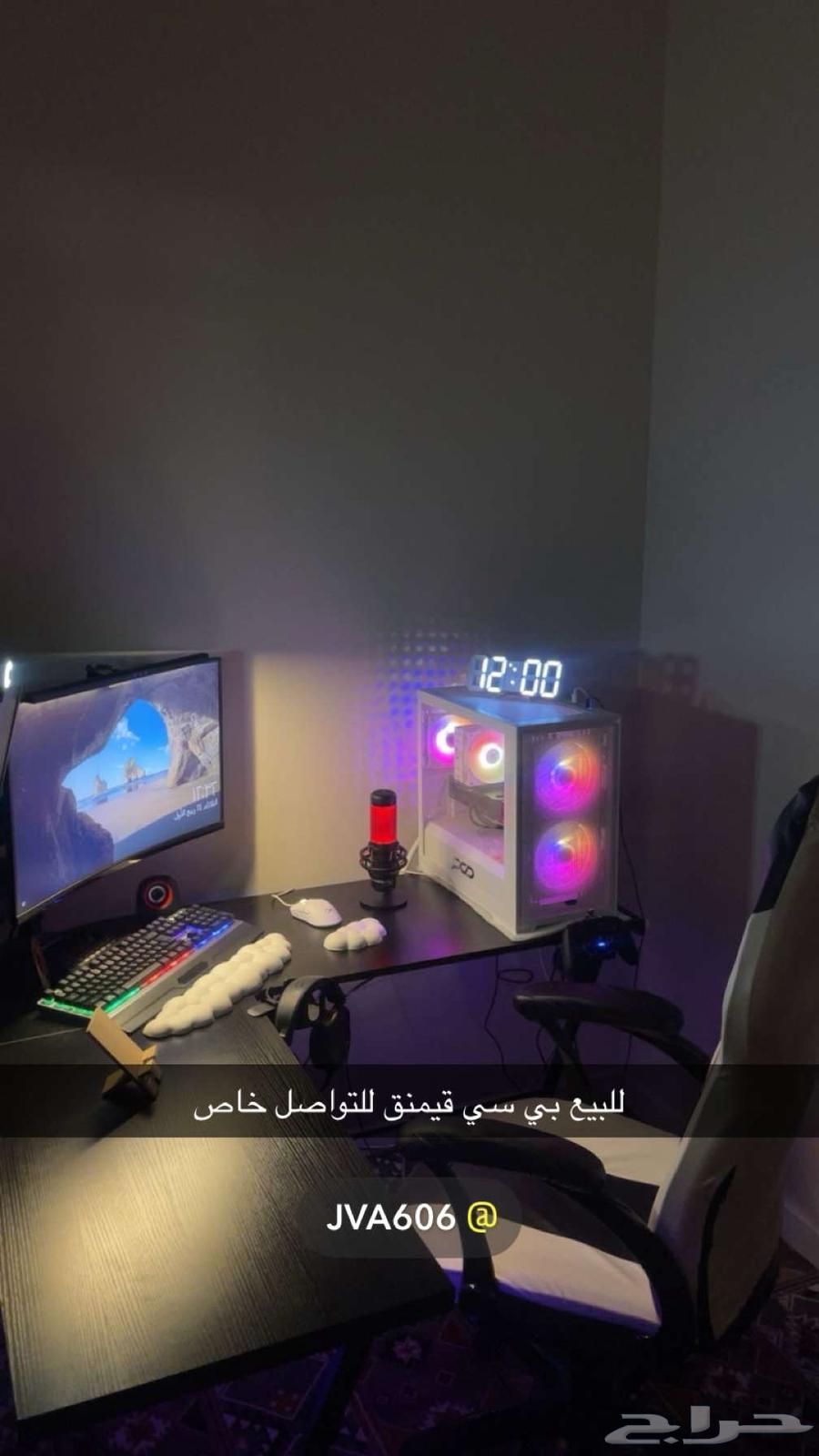 للبيع بي سي قيمنق pc gaming نظيف جدا64595526107265113