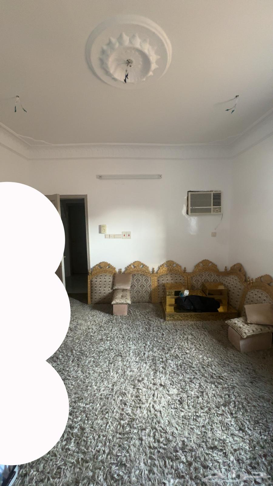 Supports with mats and curtains size 4 by 12 and a living room table64595366738945111