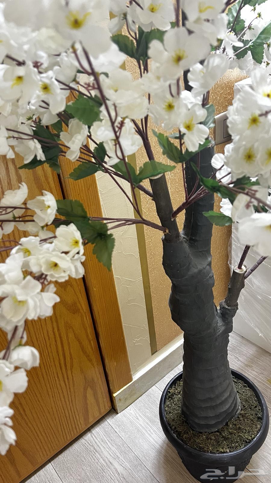 Artificial decorative tree (white roses), no defects64592878070273111