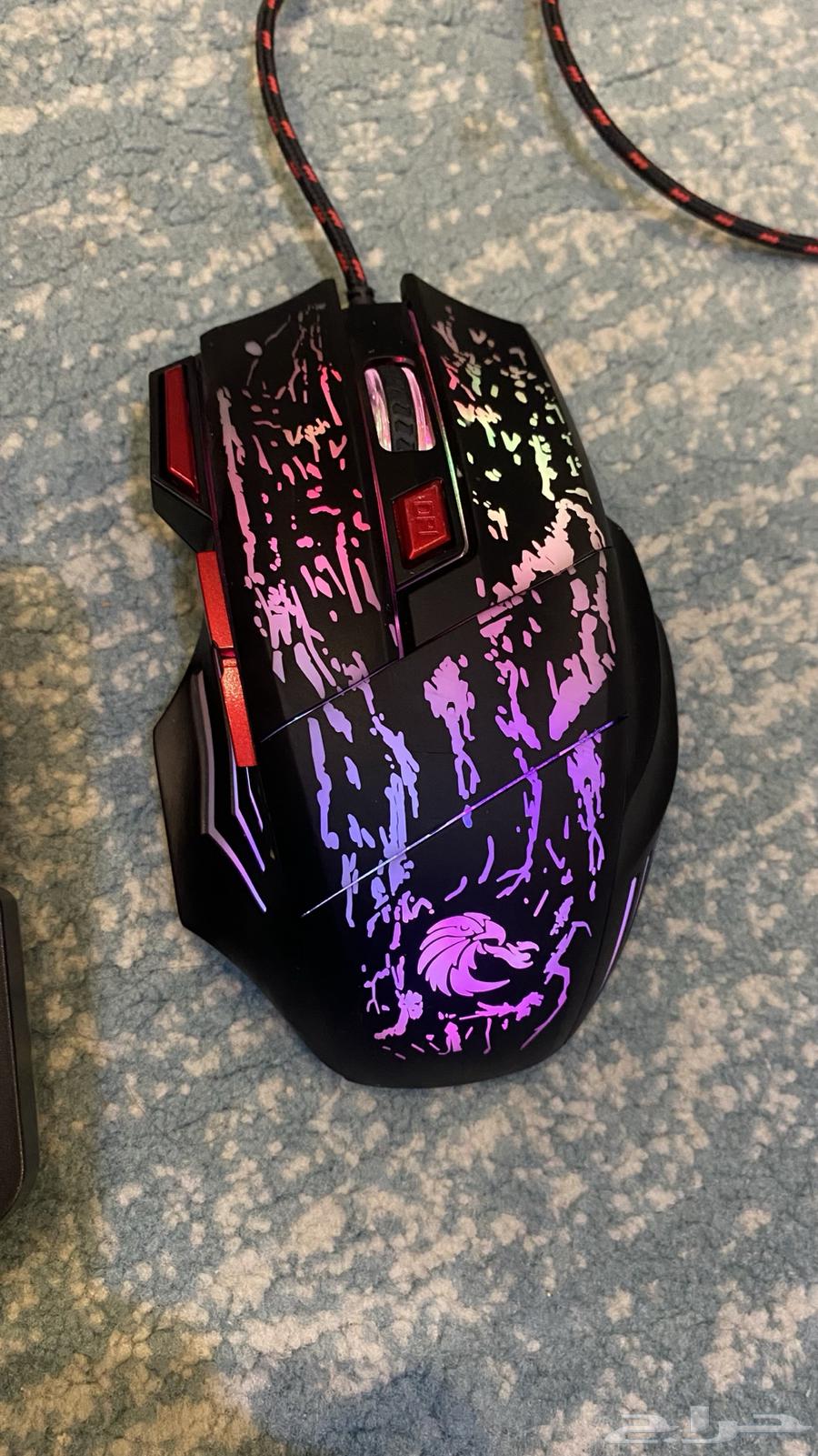 كيبورد v100 مع ماوس قيمينق للبيع64589079826817113