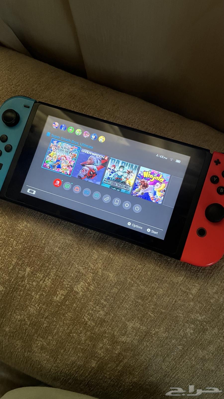 Nintendo Switch with Super Smash cartridge without charger for 100064592504833922110