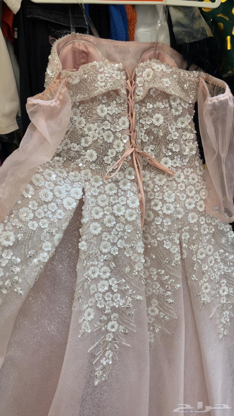 A brand new queen dress used only once, size L, see-through from the back64595833509251111