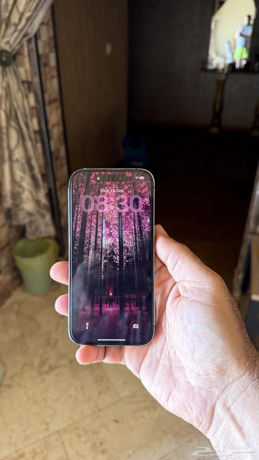 ايفون 14 برو لون مميز مع كامل ملحقاته 256 قيقا اللون المميز64595144325635112