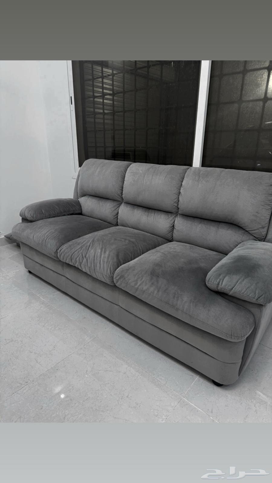 كنب صالة رمادي 8 اشخاص64595083292675111