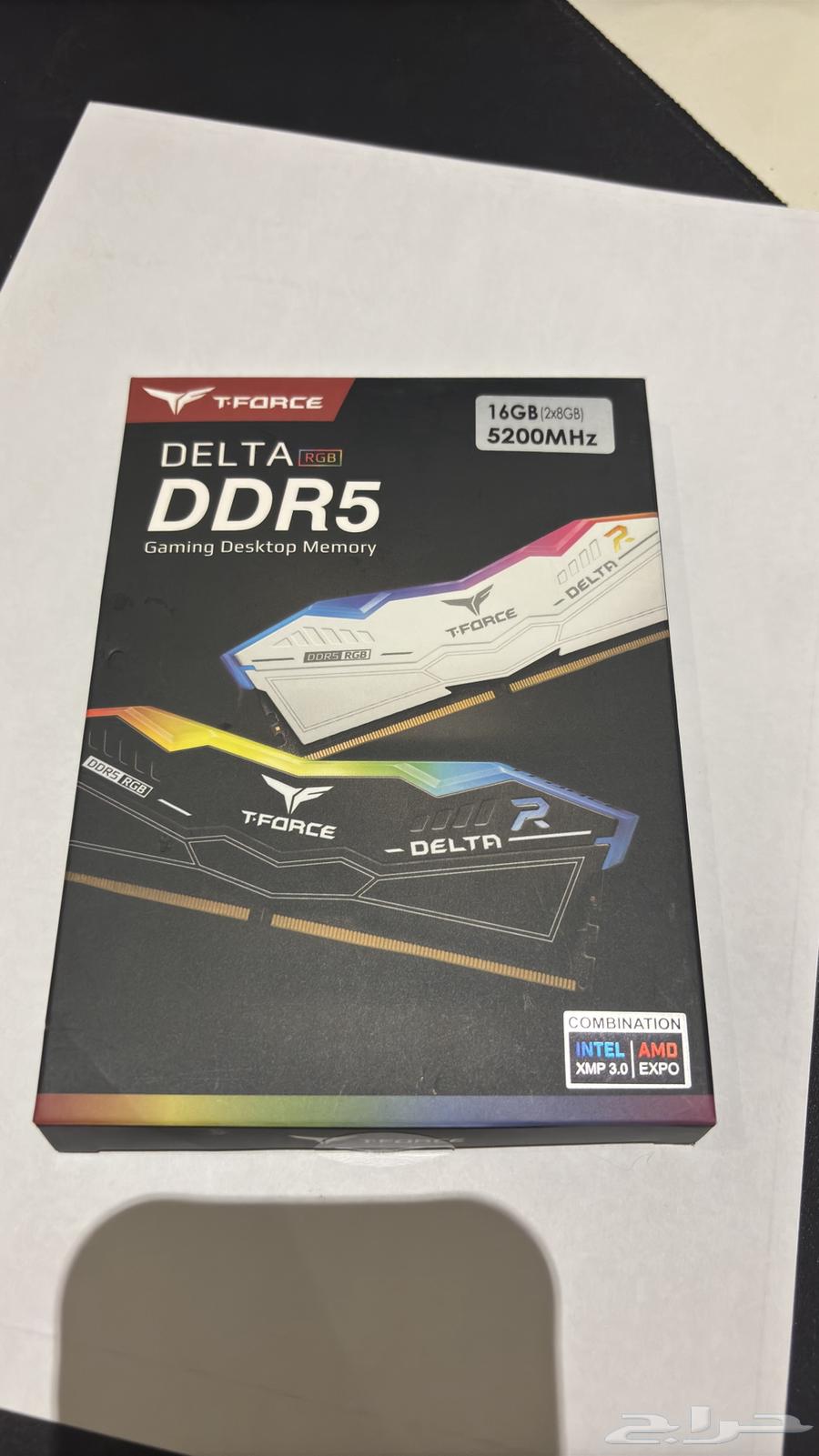 DDR5 16gb 5200mhz cl40 8X2 kit رام 16 جيجا جيل الخامس64591562465795110