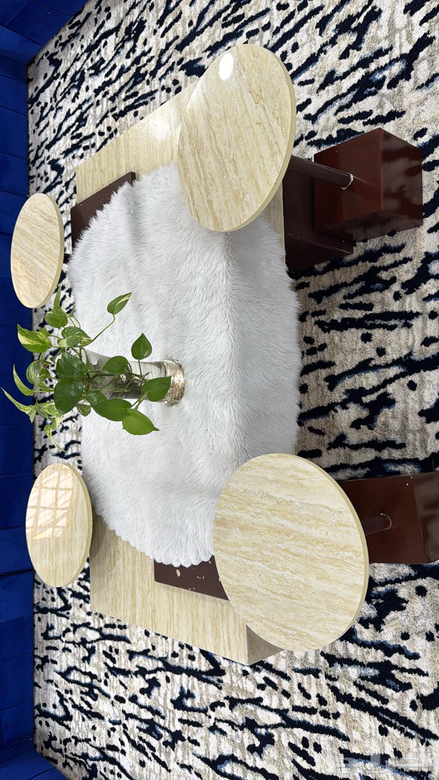 4 طاولات صغار وطاولة كبيره 164591466525569112