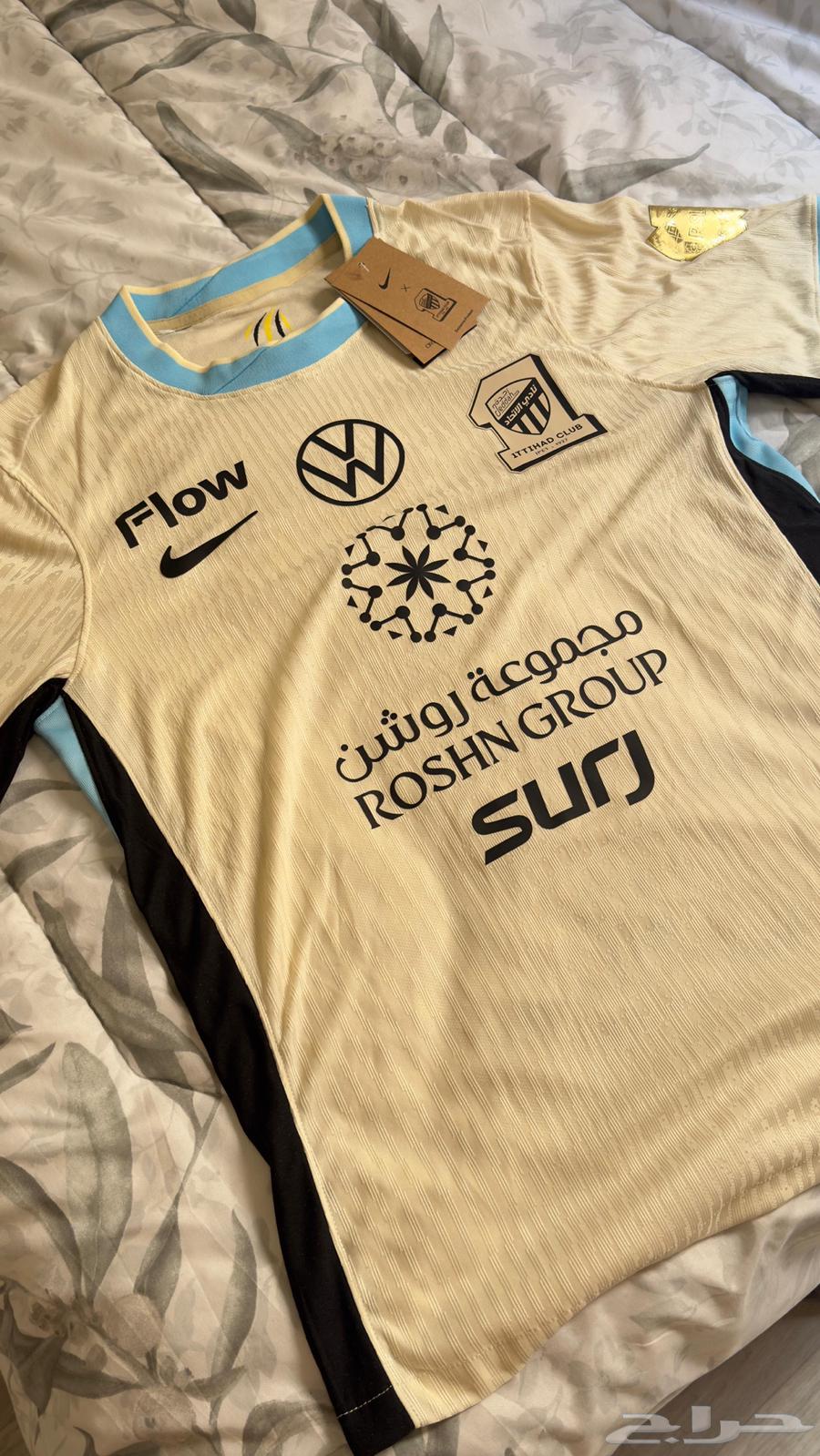 تشيرت نادي الاتحاد بشعار الدوري الذهبي64590655396609111