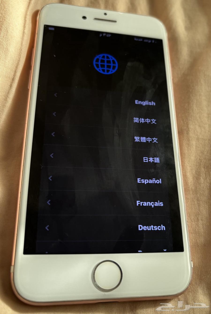 للبيع ايفون7 العادي للبيع اللون الوردي 128 قيقا بطاريه 10064586464353411113