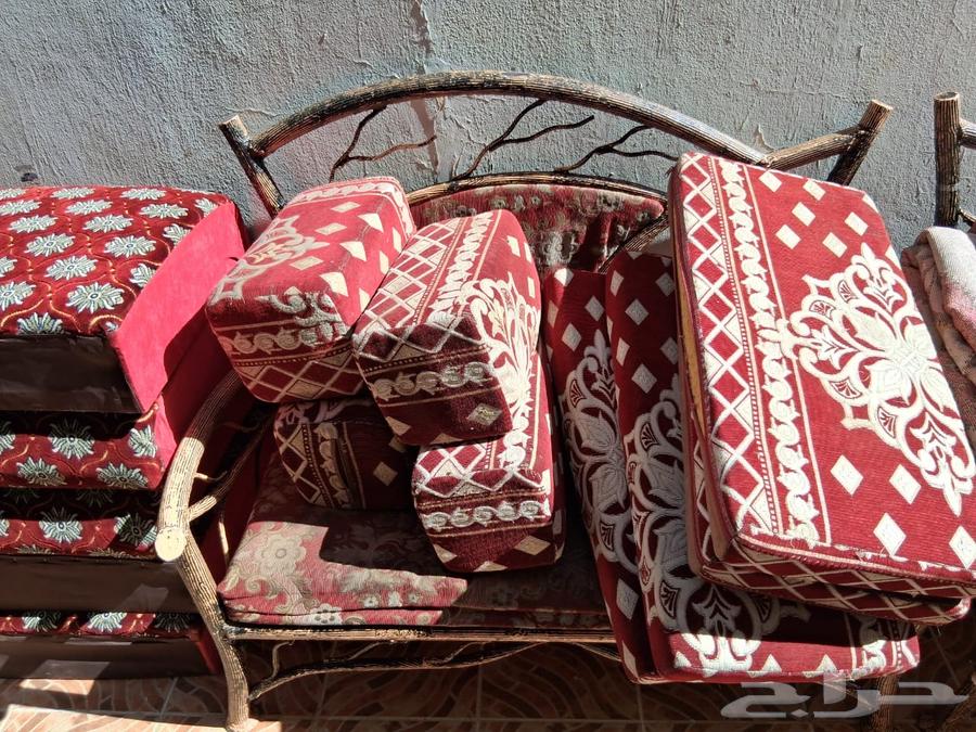 مجلس مشب مع فرشته وقطعه كنب جديده لم تستخدم64591936885633111