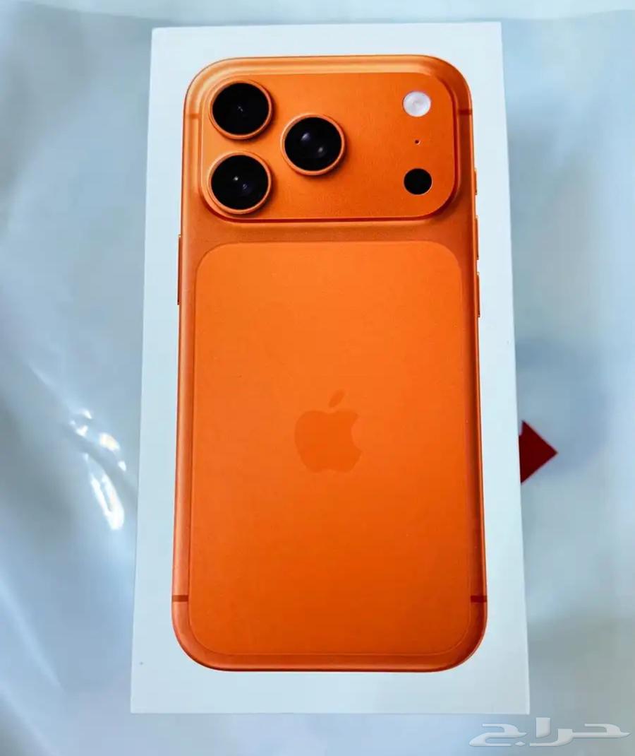 ايفون 17 برتقالي بكرتونه 256 من زين64595465217666110