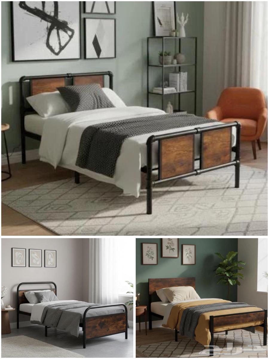 سراير نفر فاخرة ( حديد مع خشب ).64596141382403112