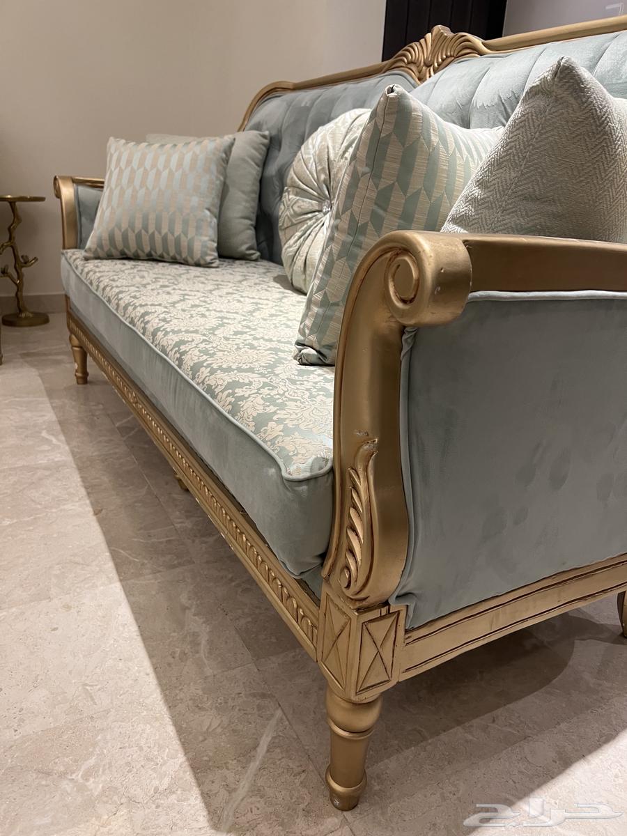 كنب صالة للبيع - طقمين 18 شخص 4000 الاف64589672113281111