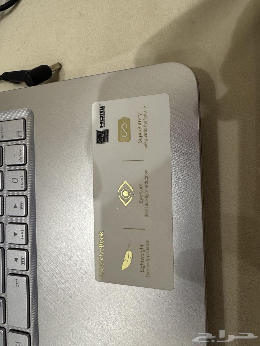 لابتوب أسوس للبيع بحالة ممتازة64593435910914111