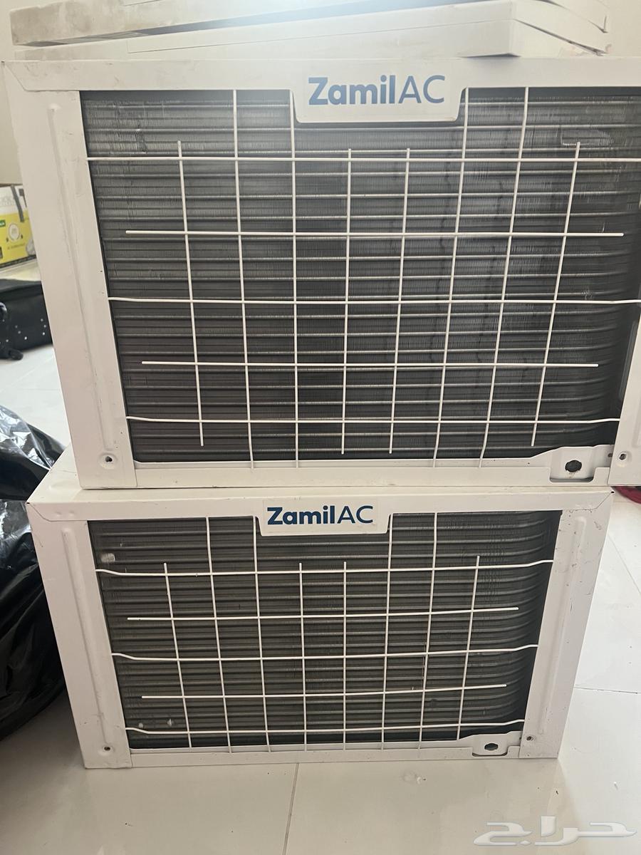 Two Al-Zamil air conditioners, energy-saving, for sale, almost new, 1000 each64438283881730113