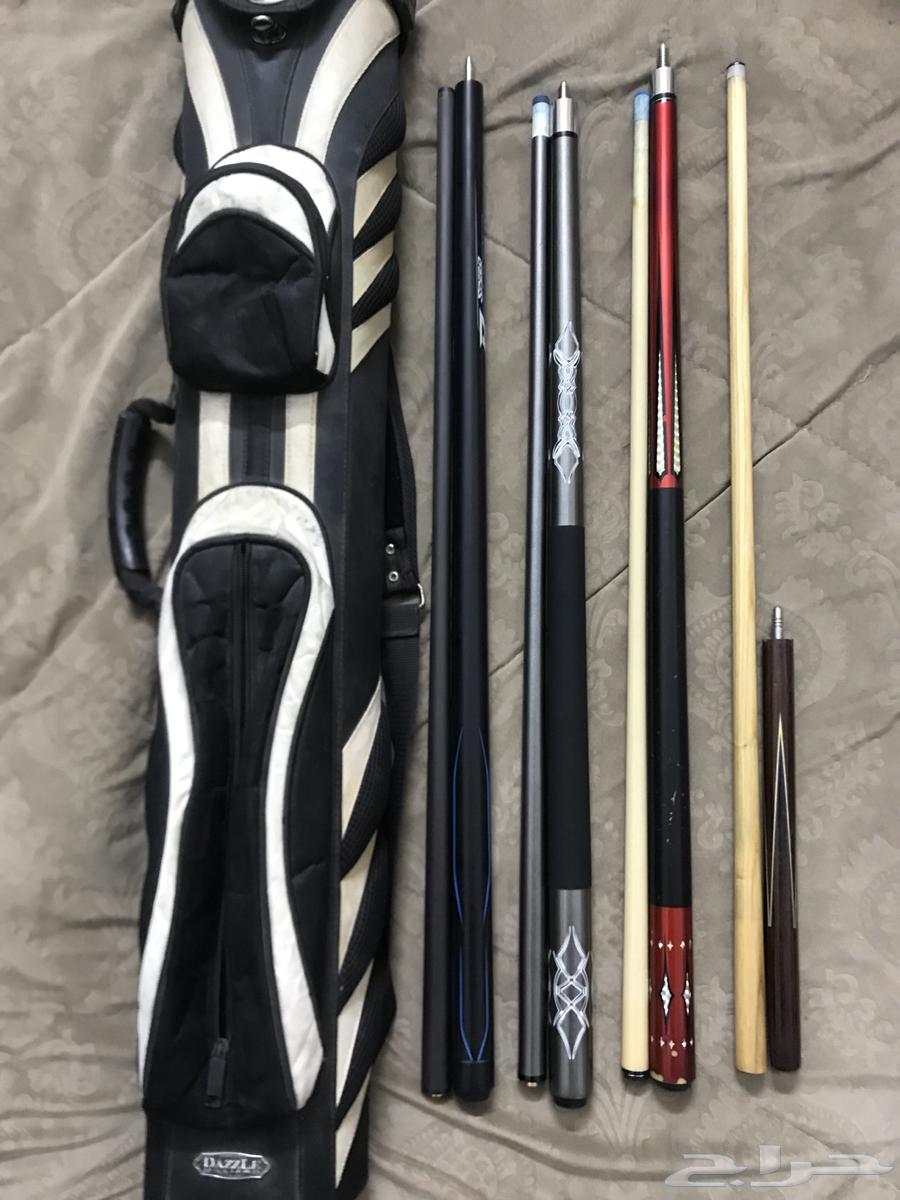 مضارب بلياردو مع شنطه للبيع64596253564930110