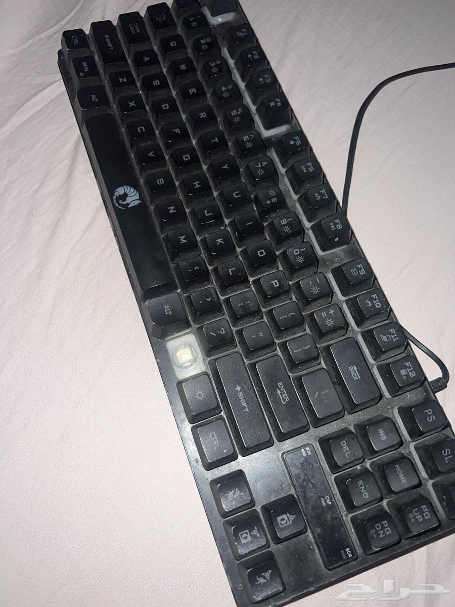 كيبورد مقاس75  بدون سويتش FN (غير مهم ل السوني) اضائة LED64589388964739110