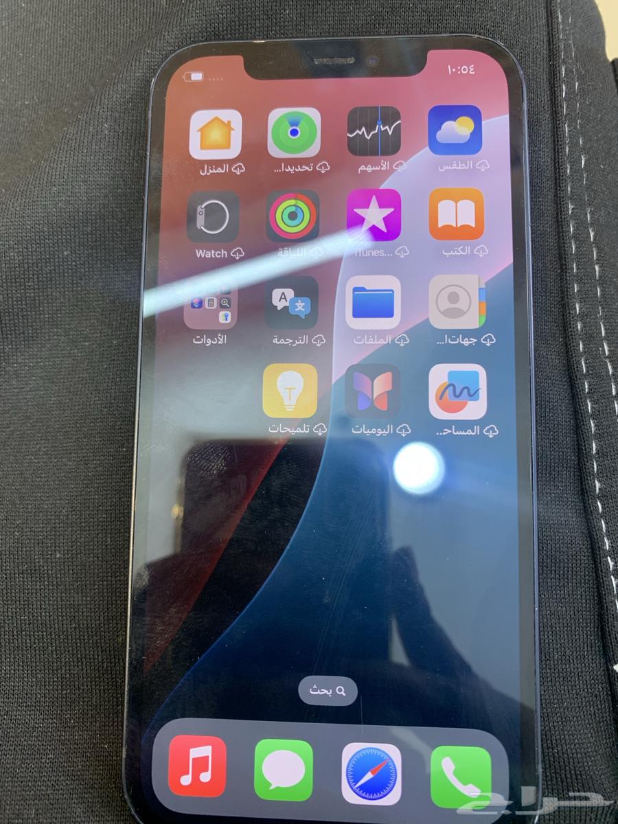 ايفون 12عادي لون اسود 128قيقا بطارية7964596141335171110