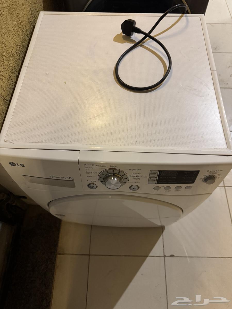 مجفف ال جي 9 كيلو شبه جديدة64595514056193114