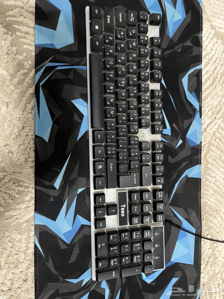 ماوس وكيبورد سلكي وماوس باد64592865914241112