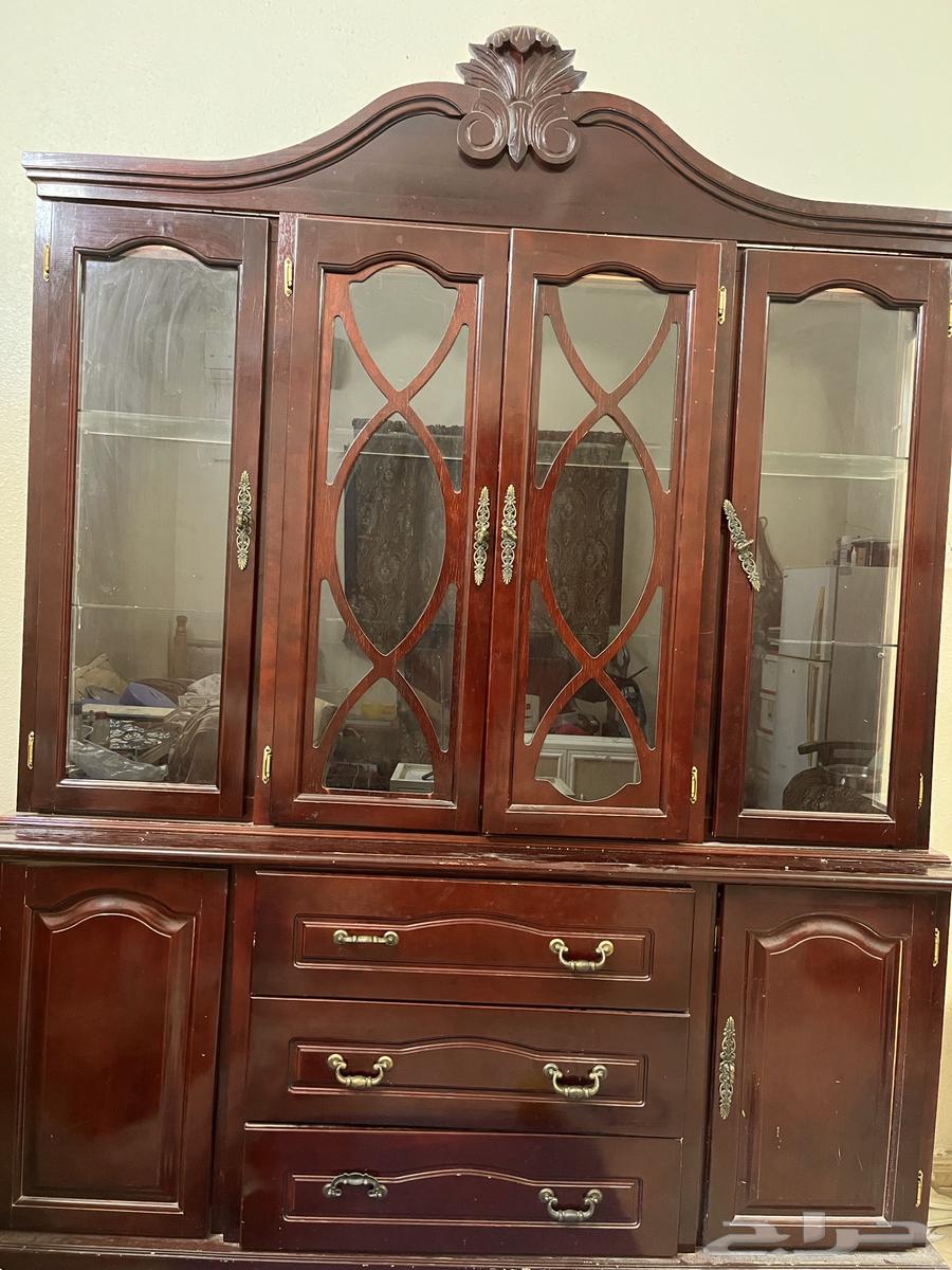 دولاب تخزين الصحون والكاسات ( نيش) مصنوع من الخشب64595501886467114