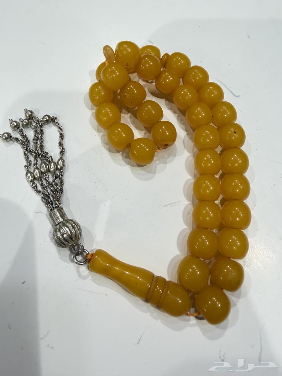 سيحة كهرمان طبيعي 33 بشراب فضة عيار 92564589742873730112