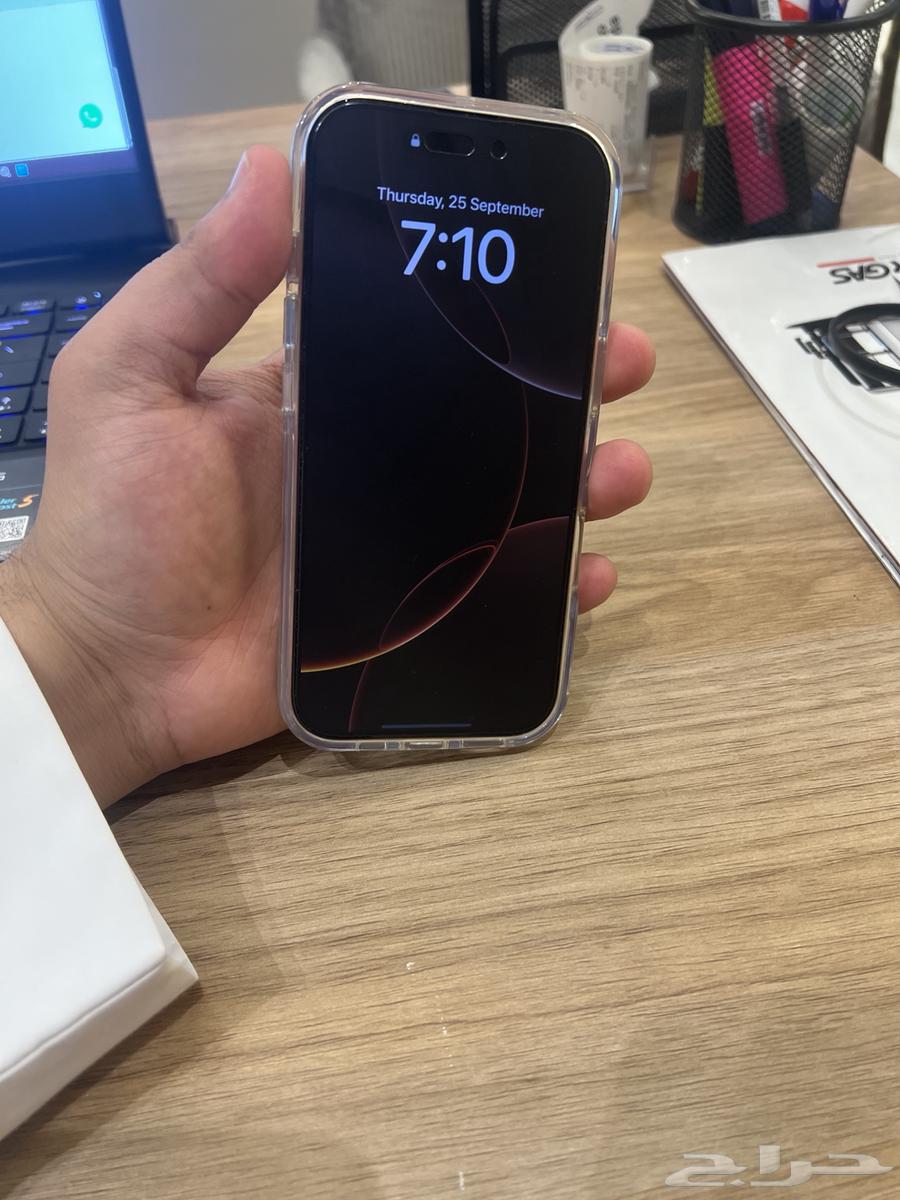 ايفون 16 برو 256 جيجا الذهبي مستخدم جديد تماما بطاريه 10064585366951811111