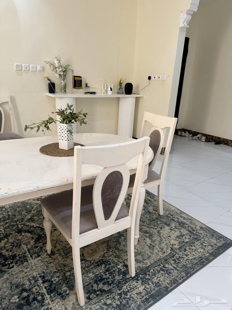 طاولة طعام مع 6 كراسي64591322768514110