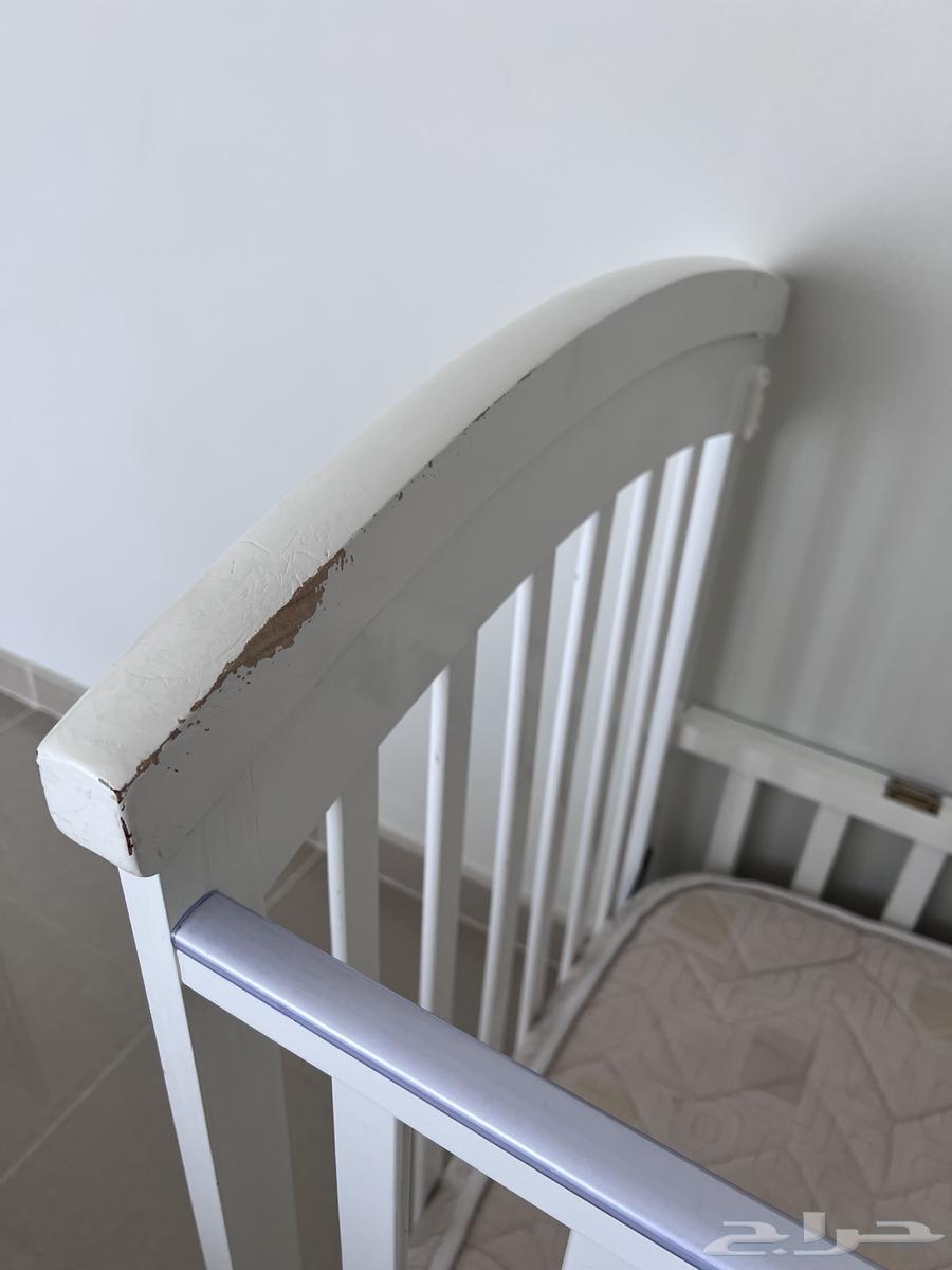 سرير اطفال وارفف ايكيا64590287008387113