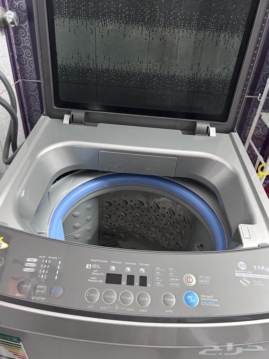 غساله ملابس اوتماتيك نظيفه جدا ولايوجد بها عيوب64593680875395110
