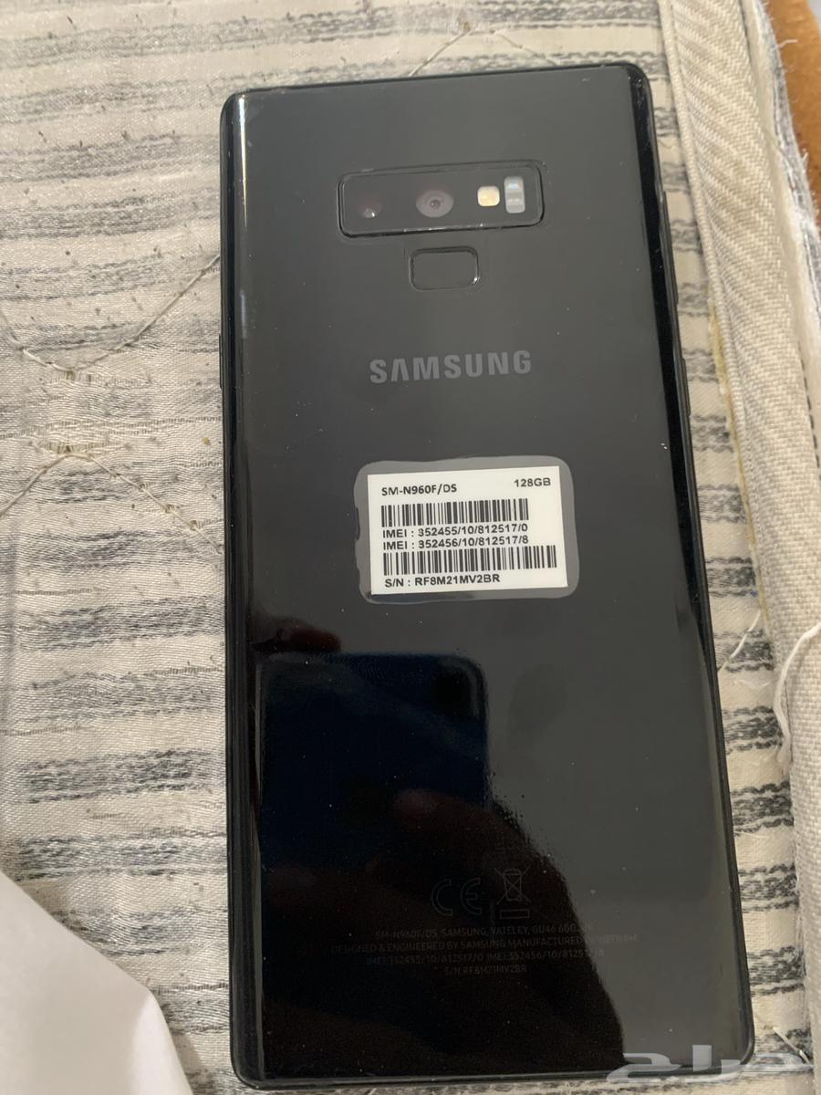 جوال نوت 9 ج128مستعمل نظيف للبيع على اليوم اعلى سوم ببيع له64591598544769110