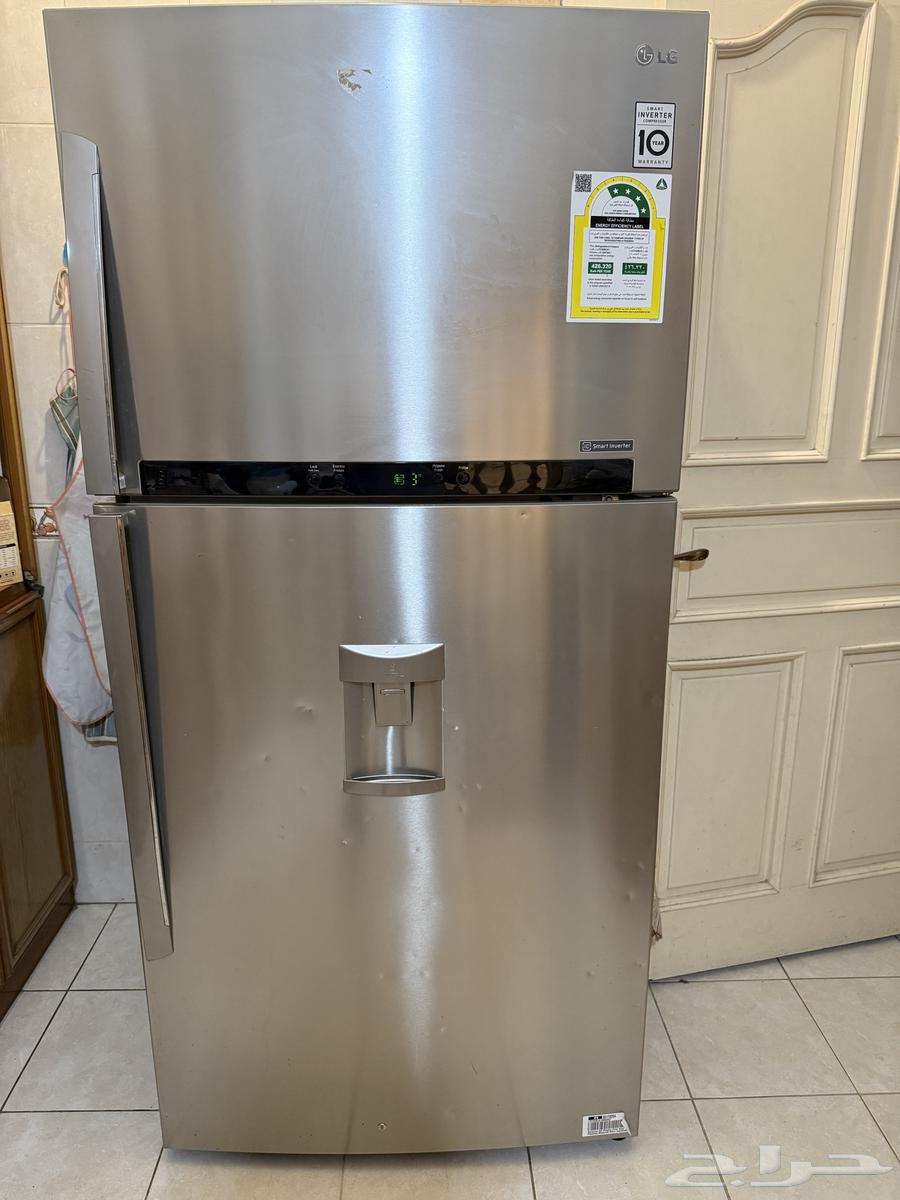 للبيع ثلاجة LG سعة 21.5 قدم LG refrigerator 21.5 cu.ft.64592541005058110