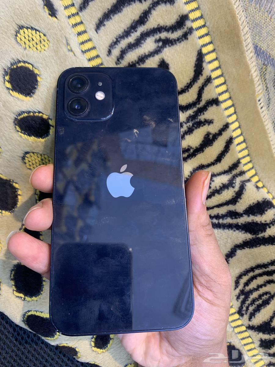 ايفون 12عادي لون اسود 128قيقا بطارية7964596141335171113