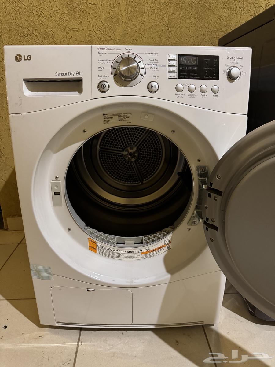 مجفف ال جي 9 كيلو شبه جديدة64595514056193111