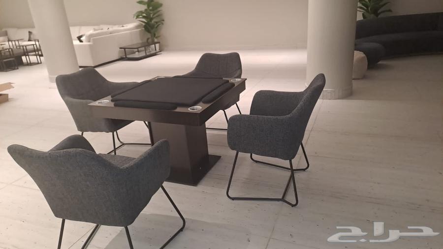 طاولة بلوت ملكية مع كراسي عرض خاص64594886884354113