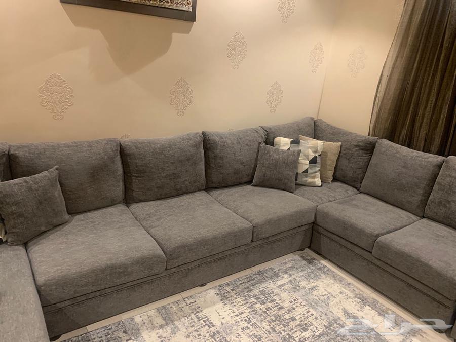 كنب حرف L  طاوله تلفزيون وطاولات خدمه64592480768642111