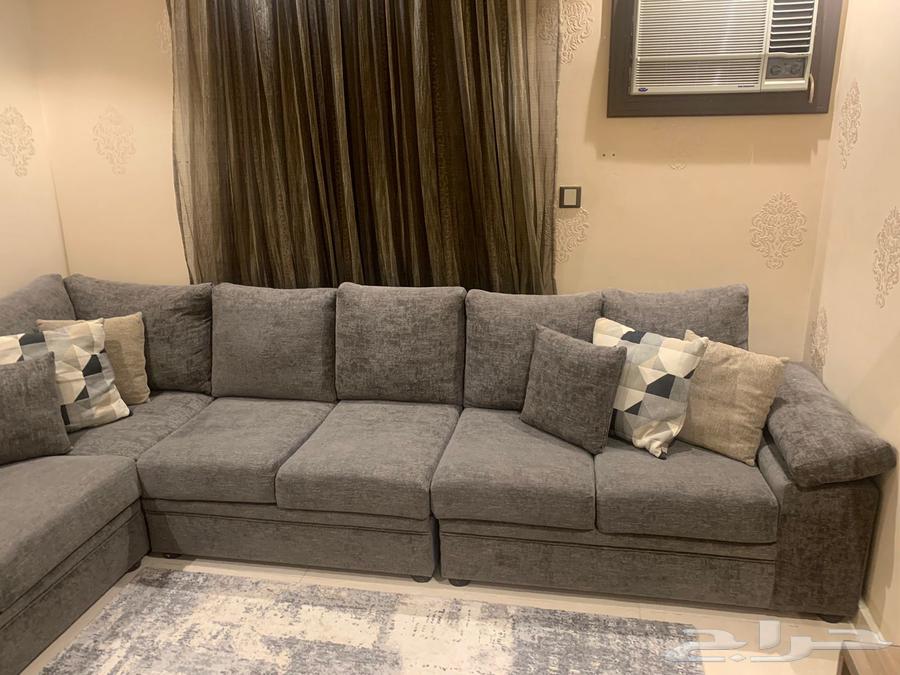 كنب حرف L  طاوله تلفزيون وطاولات خدمه64592480768642112