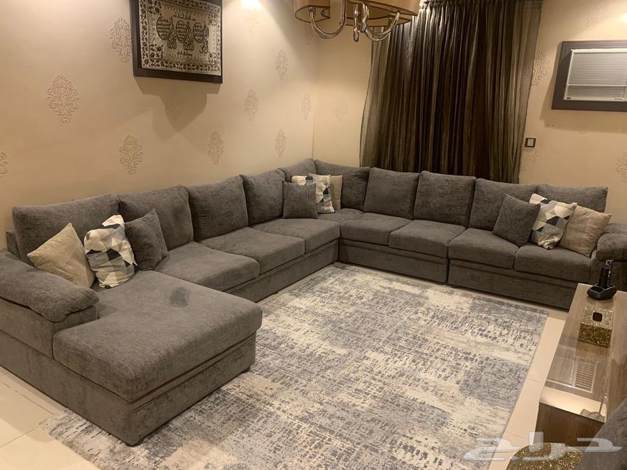 كنب حرف L  طاوله تلفزيون وطاولات خدمه64592480768642110