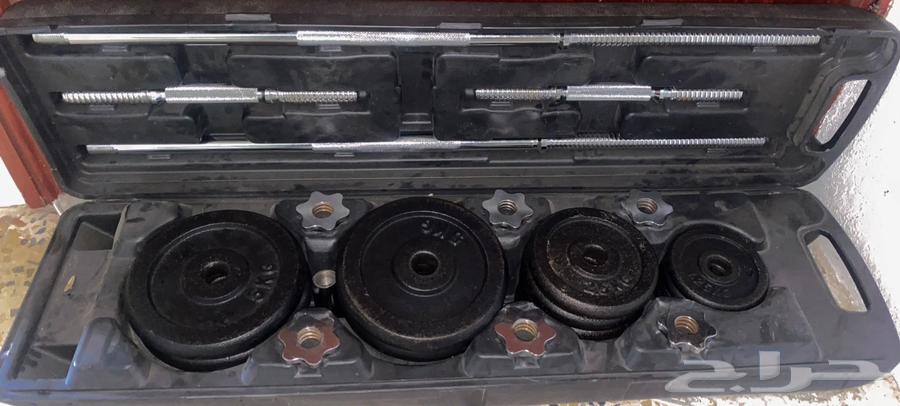 شنطة حديد كامله و سيكل رياضي وكرسي لتمارين64593011141891110