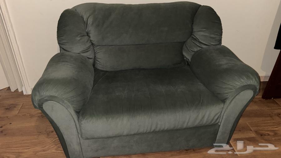 كنب شخصين لون زيتي64593900560770110