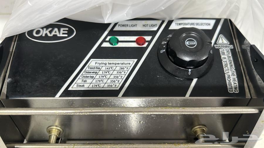 Deep fryer, size as shown in the picture, used for one and a half months, selling for 130 SAR64592250121091113