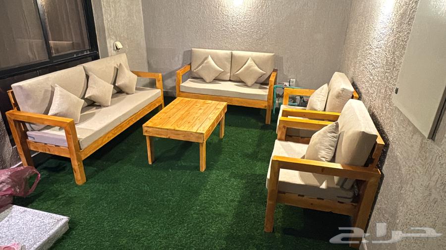 كراسي خارجيه خشب سويدي64591068689409110