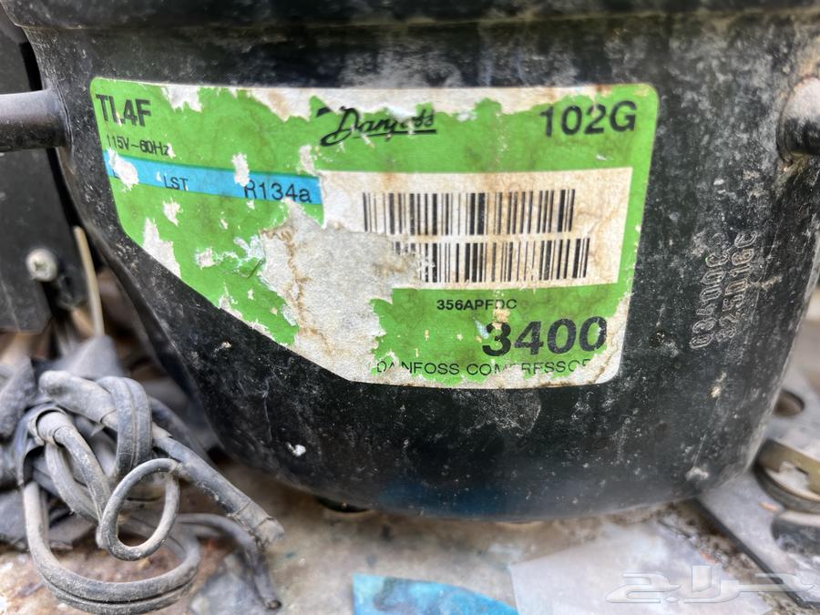 كومبرسر ثلاجه صغيره كهرباء 110   ظهرة لبن64591586332033112